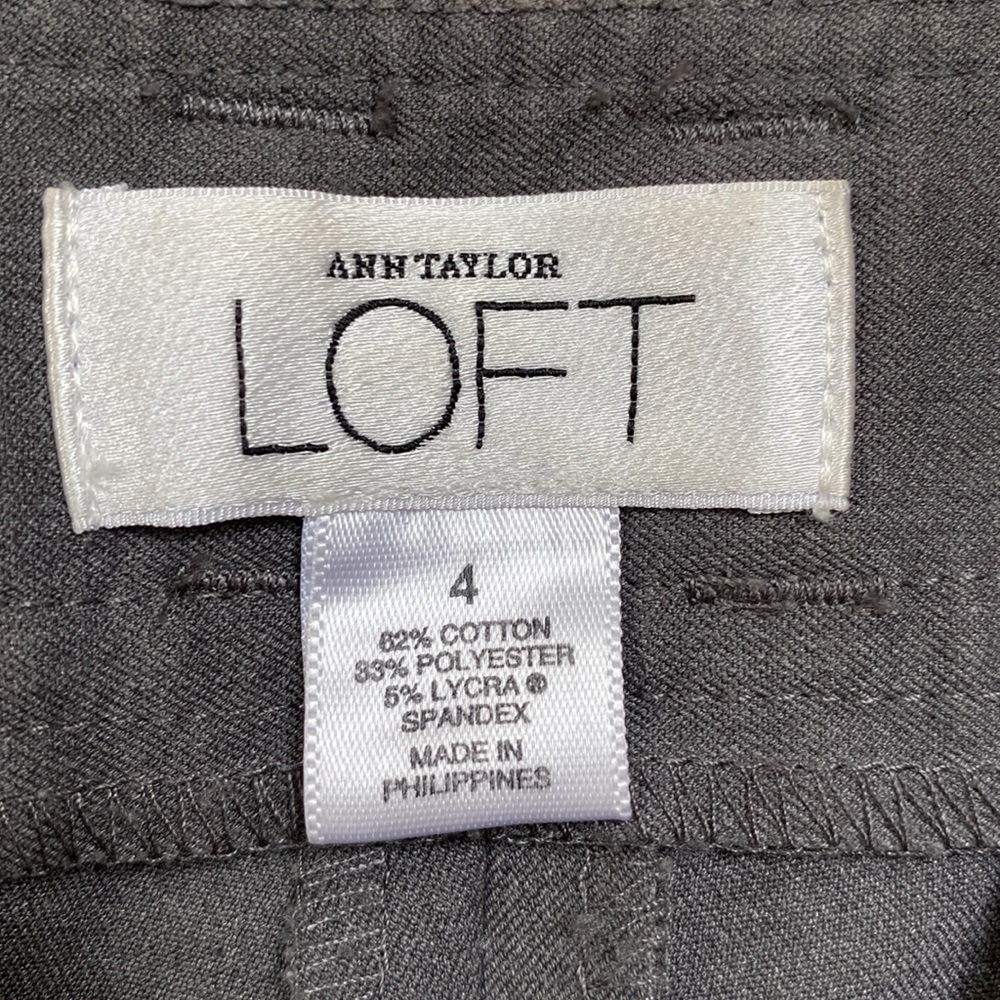 Loft Slim Dress Pants ๐ Gray - Picture 13 of 13